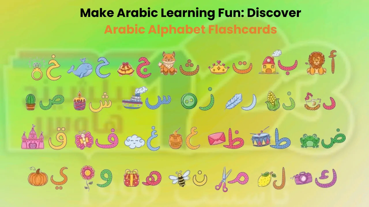 Make Arabic Learning Fun: Discover Arabic Alphabet Flashcards