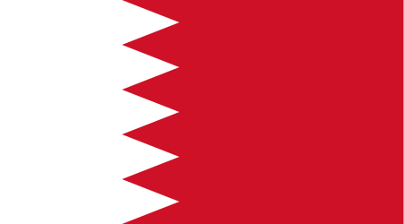 Flag of Bahrain.