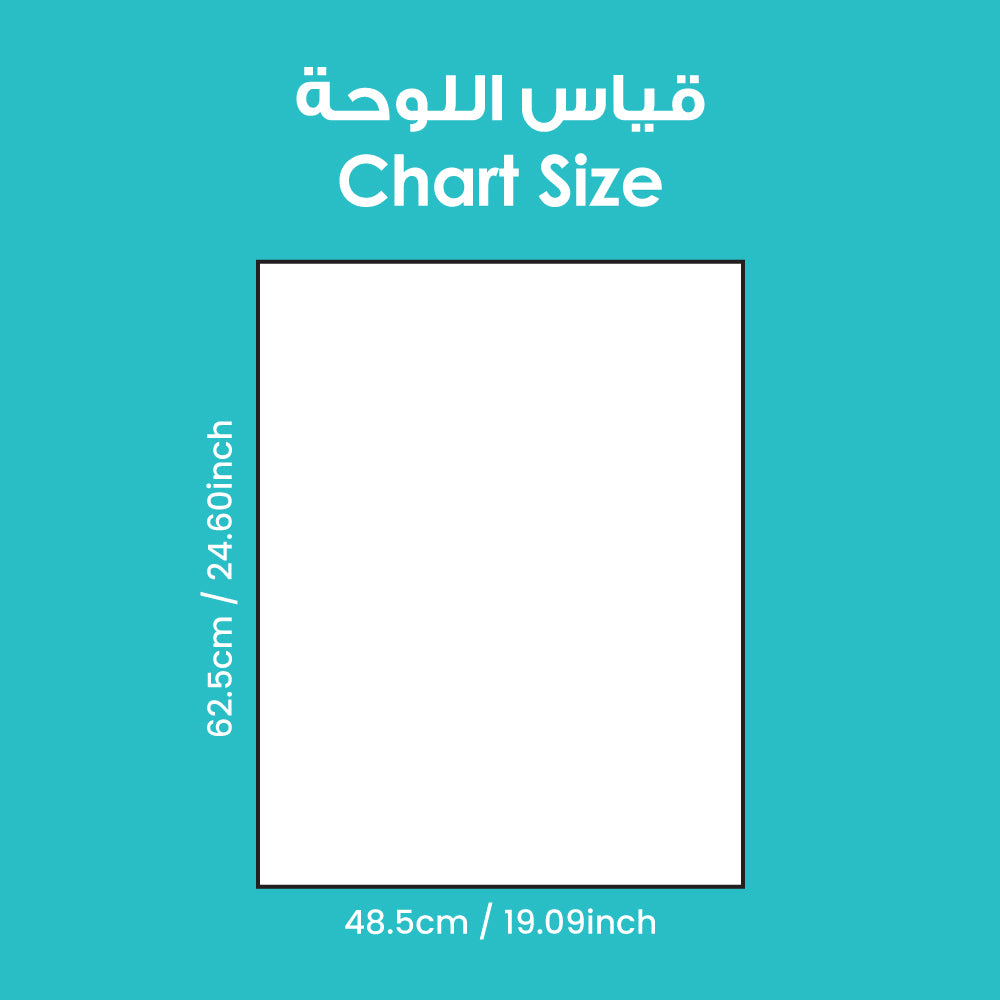 مستلزمات الصف (6 لوحات تعليمية) - مجموعة لوحات تعليمية باللغة الإنجليزية