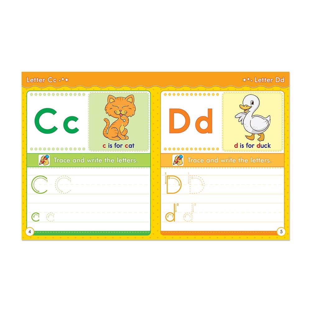 This image is a worksheet for practicing writing the letters C and D.