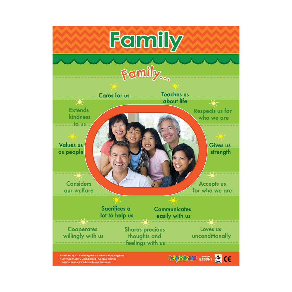 designed to illustrate the concept of family and its importance