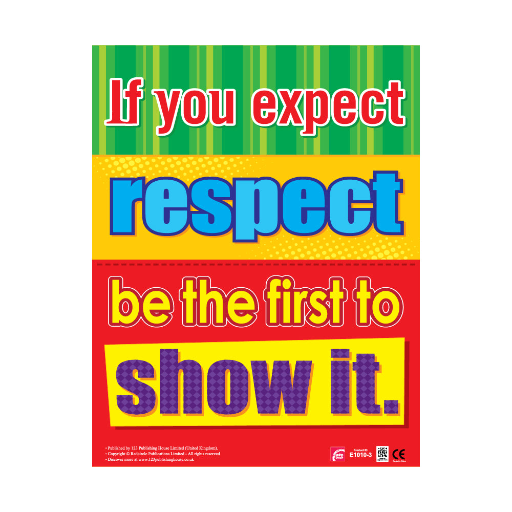if you expect respect be the first to show