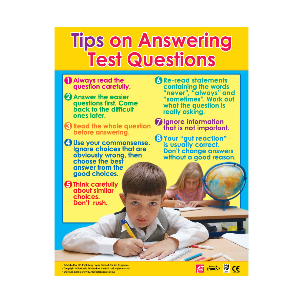 Tips on Answering Test Questions