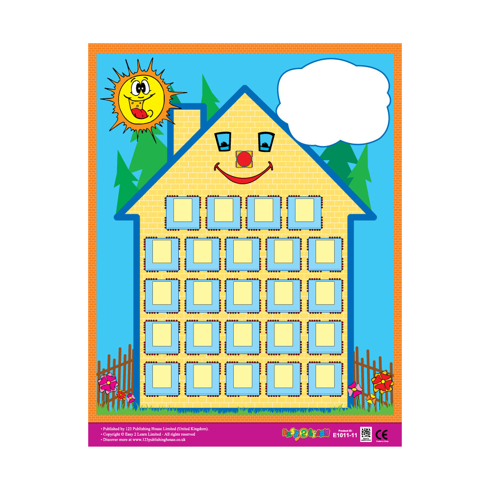 It is a type of chart used in educational settings or at home to encourage positive behavior or habits in children.