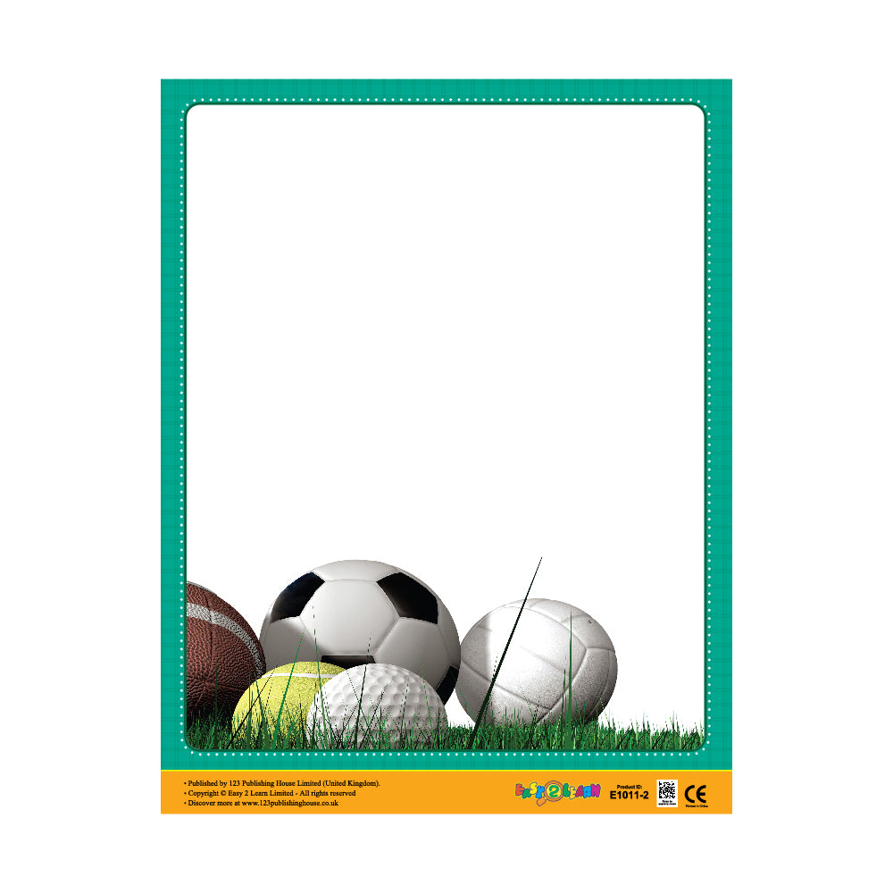 This is a Sports-themed Letter Paper.