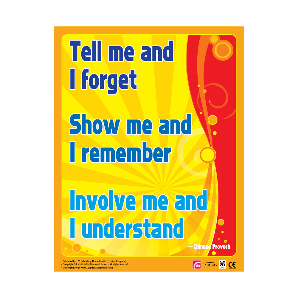 emphasizes the effectiveness of active learning and participation in retaining knowledge and achieving true comprehension