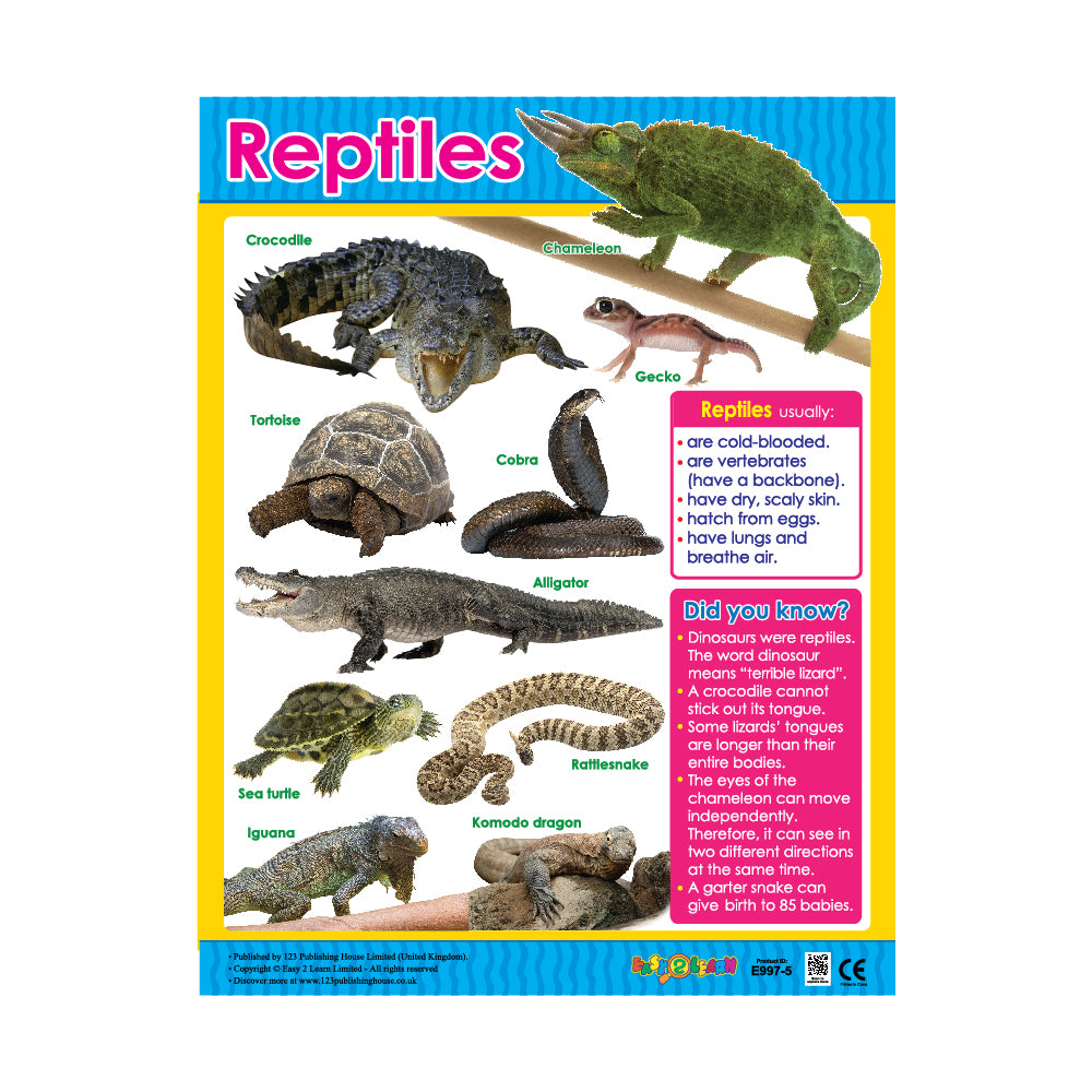 Animal Classification (6 Wall Charts) - Educational Wall Chart Pack in English